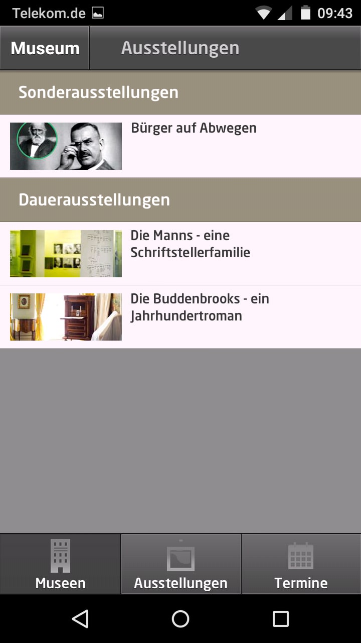 die LÜBECKER MUSEEN – Screenshot Android