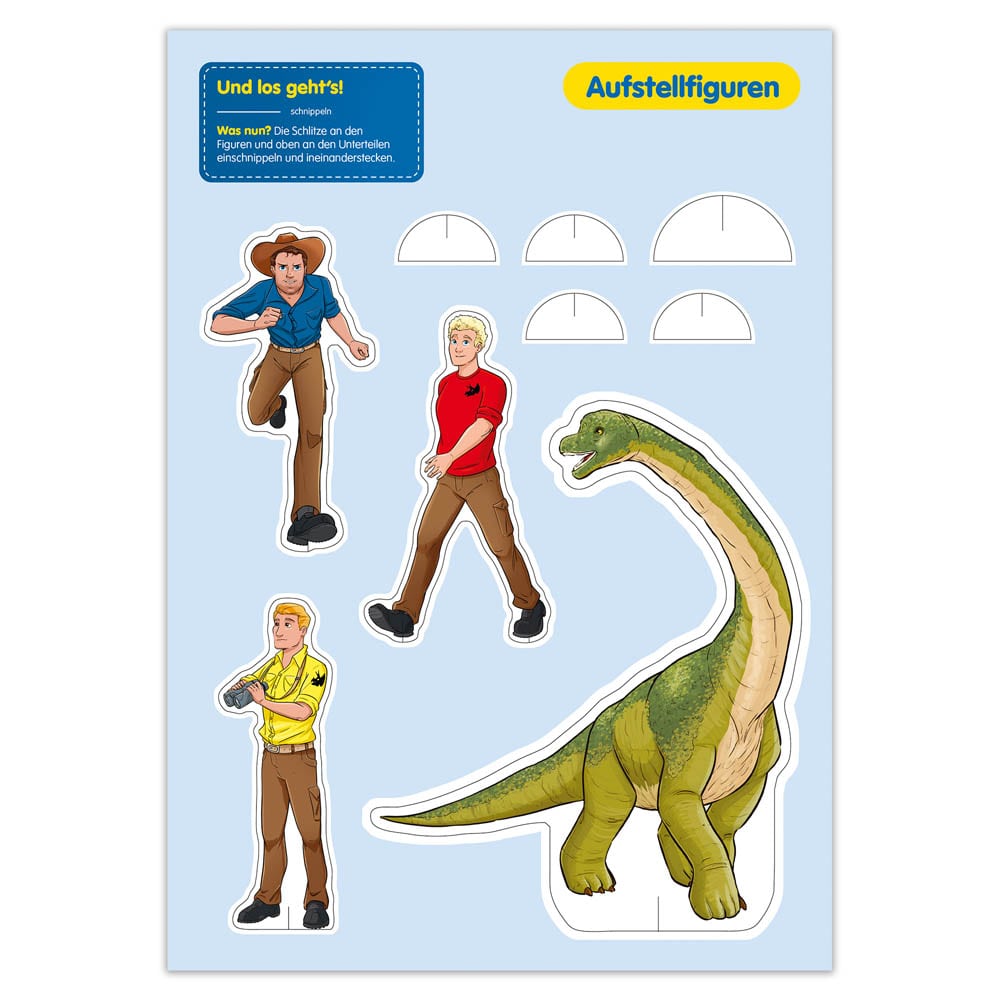 Schnippeln-Kleben-Fertig – Schleich Dinos