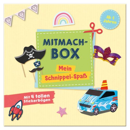 Mitmachbox - Mein Schnippel-Spaß mit 4 tollen Stickerbögen