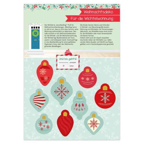 Schnippeln-Kleben-Fertig – Magische Wichtelwelt mit Briefen Geschichten und allerlei Schabernack!