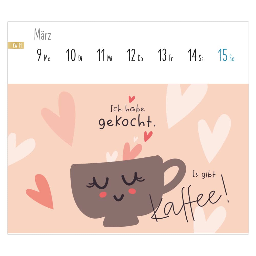 Postkartenkalender 2026 -Glücklich sein