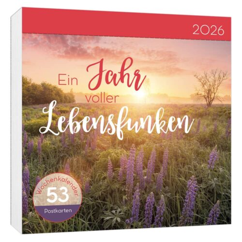 Postkartenkalender 2026 -  Ein Jahr voller Lebensfunken