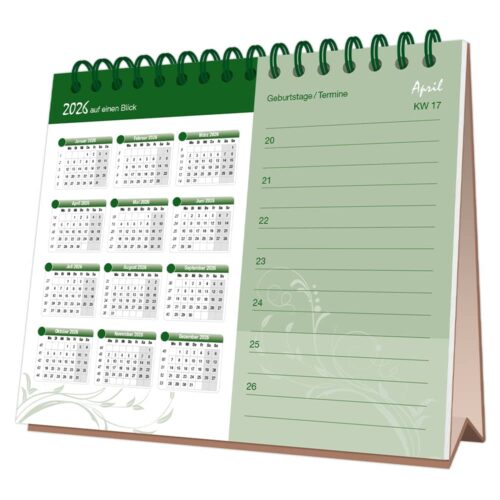 Wochenkalender 2026: Kraftquelle Natur – Die grüne Seele