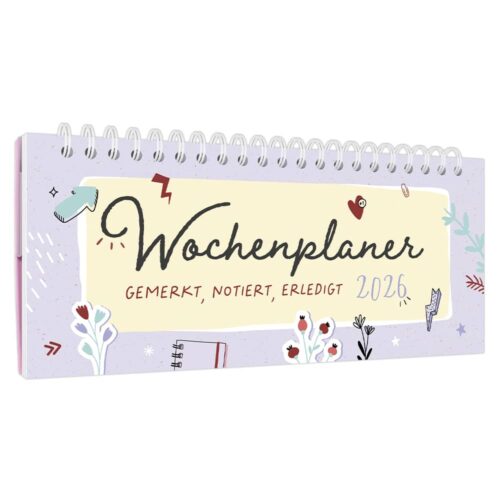 Wochenplaner 2026: gemerkt